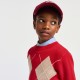 Boy argyle jacquard sweater