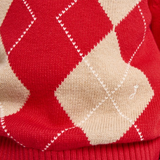 Boy argyle jacquard sweater